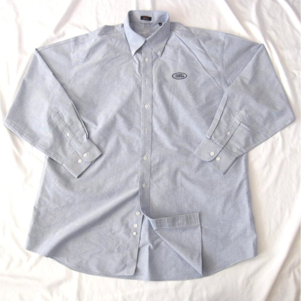 Ashworth Land Rover Shirt Men Employee EZ Tech Oxford Sz XL (M42)